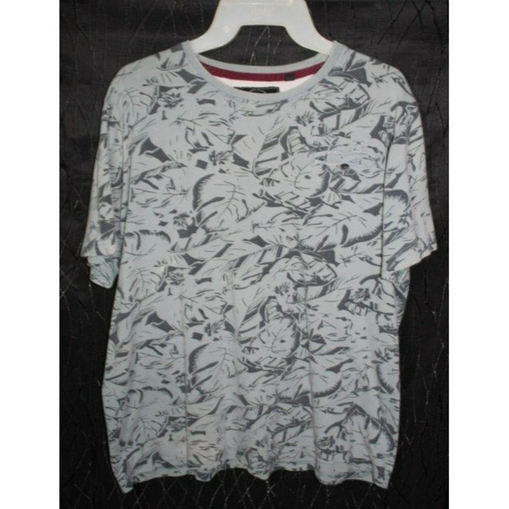 Tailored Clothier Knit Heritage Authentic Floral Short Sleeve /Size: M /RN#14487